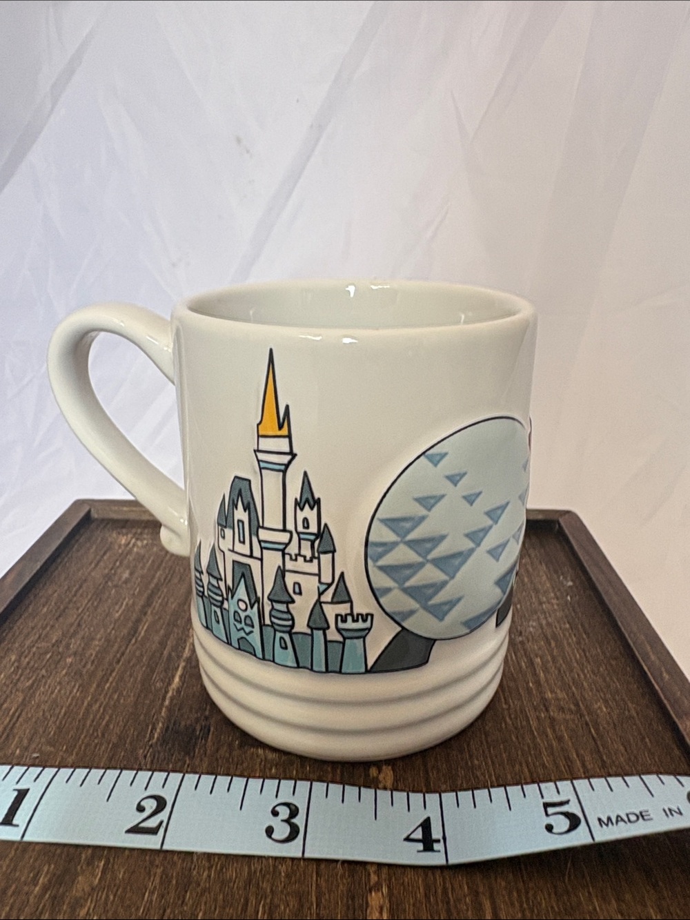 White Walt Disney World Parks Themed Coffee Mug